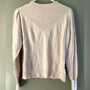 Beautiful very light pink sweater !